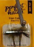 Perfect Hatch Dry Fly Green Drake Size #10