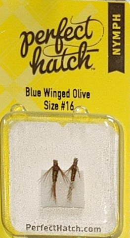 Perfect Hatch Nymph Blue Winged Olive Size #16