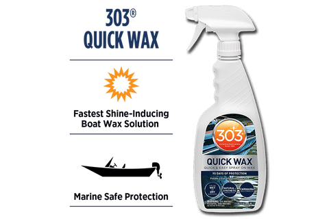 303 Marine Quick Wax 32oz - Quick & Easy Spray on Wax