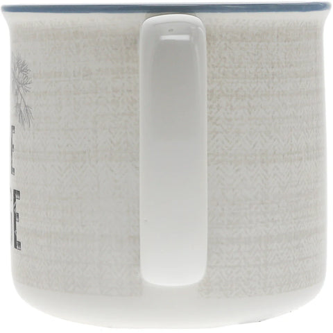 Live Love Lodge 17oz Ceramic Mug - White Wild Woods Lodge