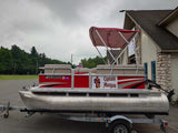 [SOLD] 2011 Sweetwater SW1570C2 15ft Pontoon Boat with Electric Motor & Trailer