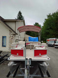 [SOLD] 2011 Sweetwater SW1570C2 15ft Pontoon Boat with Electric Motor & Trailer