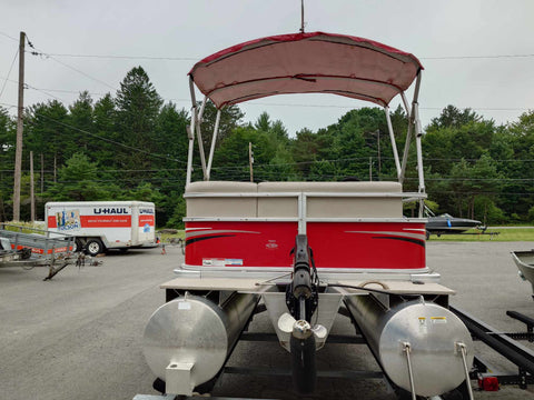 [SOLD] 2011 Sweetwater SW1570C2 15ft Pontoon Boat with Electric Motor & Trailer