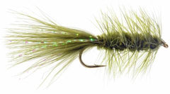 Jackson Cardinal Flies Olive Wooly Bugger